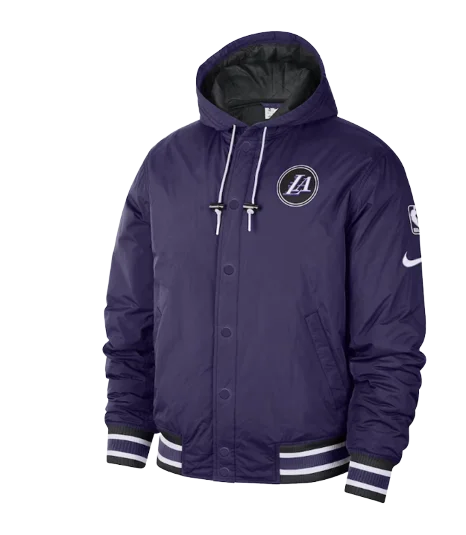 Lakers City Edition 22 Full-Snap Courtside Jacket