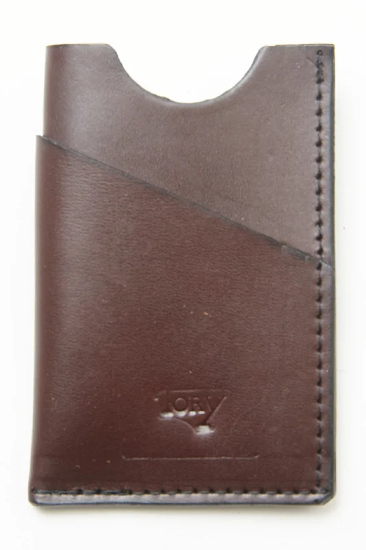 Tory Leather Card Case - Black