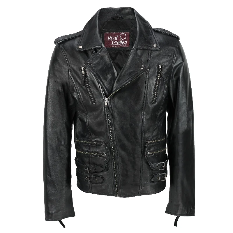 MEN'S VINTAGE BIKER JACKET