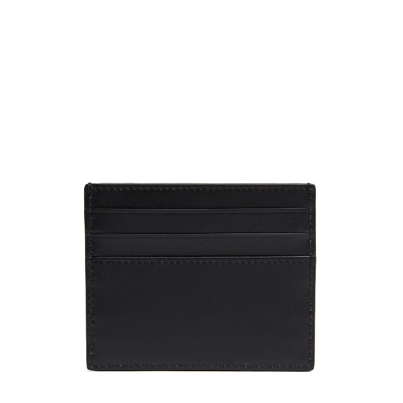 BLACK LEATHER CREDIT CARD HOLDER