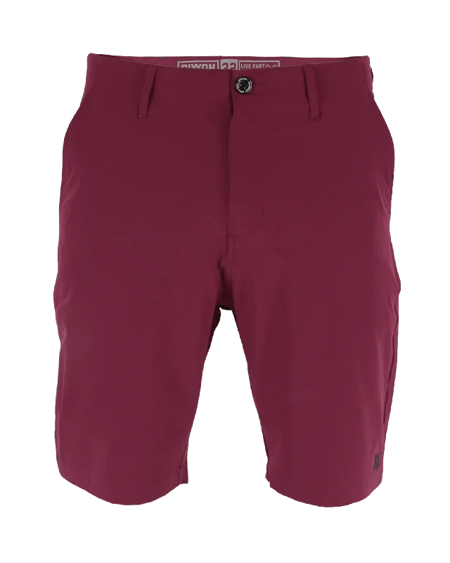 Hybrid Shorts - Maroon