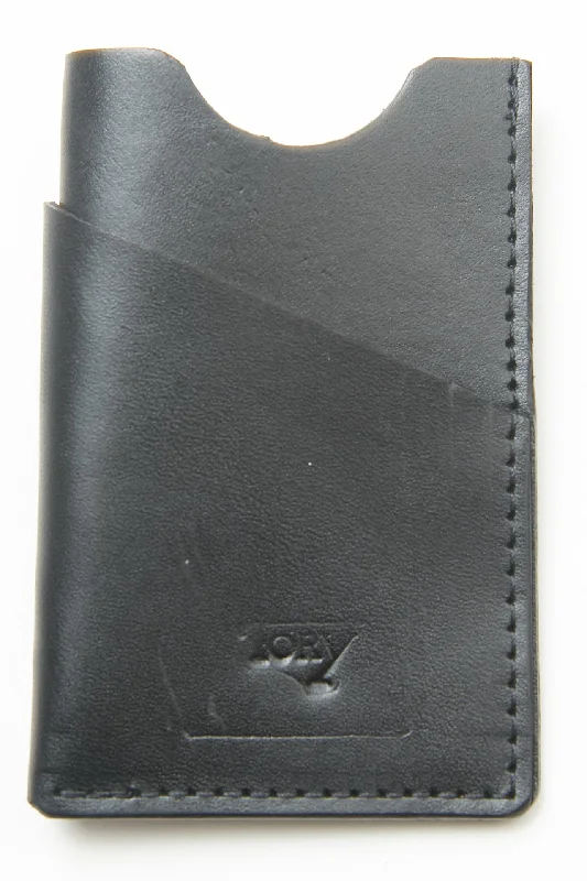 Tory Leather Card Case - Black