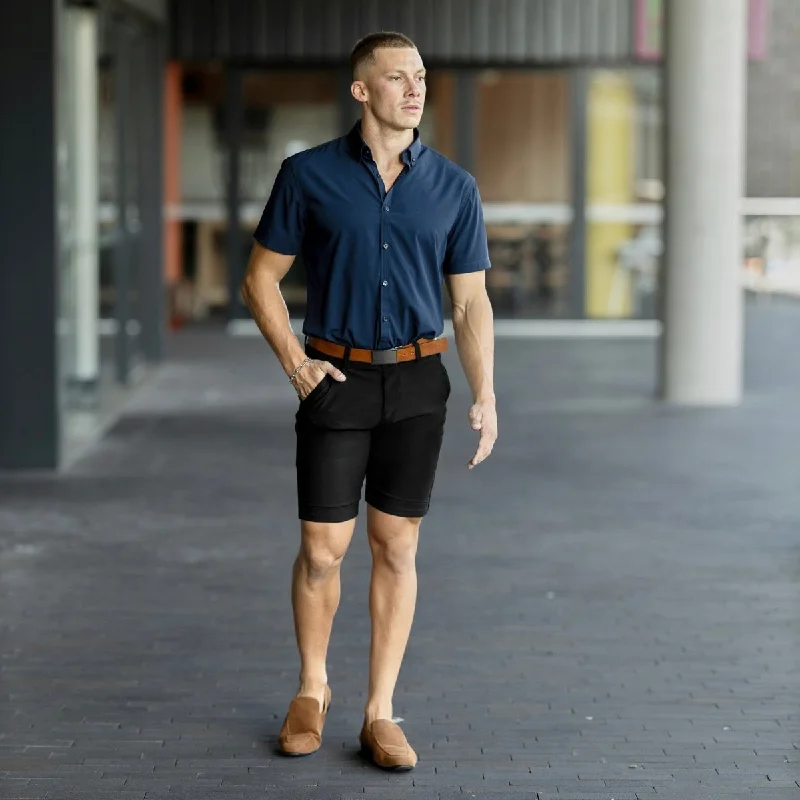 Ultra-Stretch 9” Chino Shorts - Black