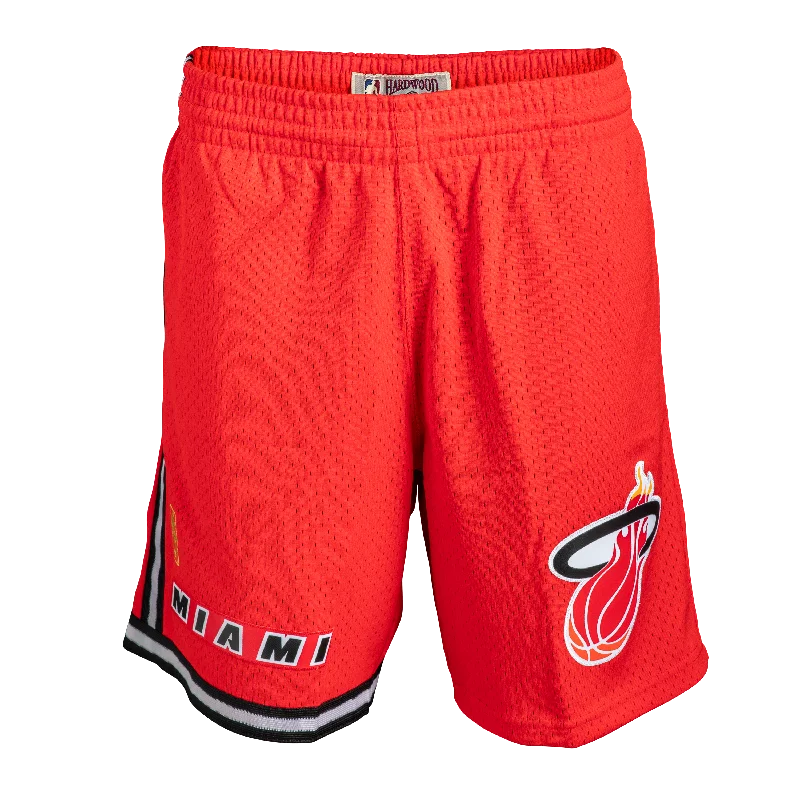 Mitchell & Ness Miami HEAT Swingman Shorts Red