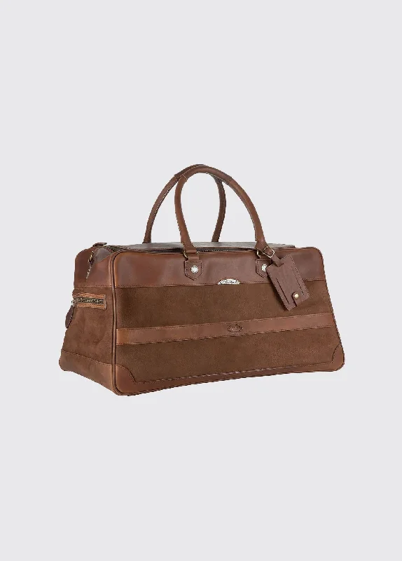 Durrow  Leather Weekend Bag - Walnut