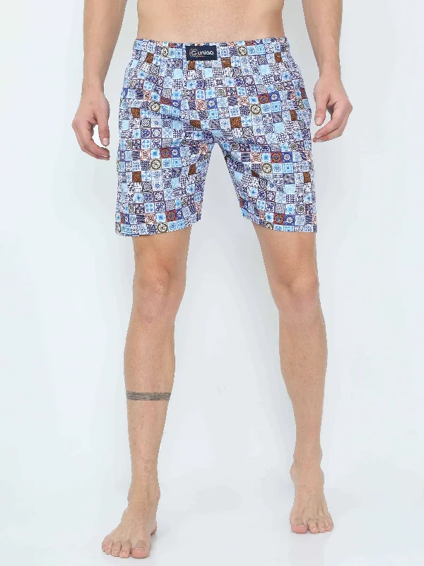 Fusion Blocks Digital Printed Men's Boxer