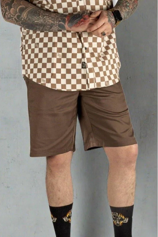 Chino Shorts | Brown