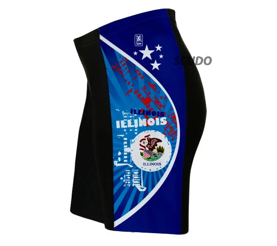 Illinois Cycling Bib Shorts and Shorts