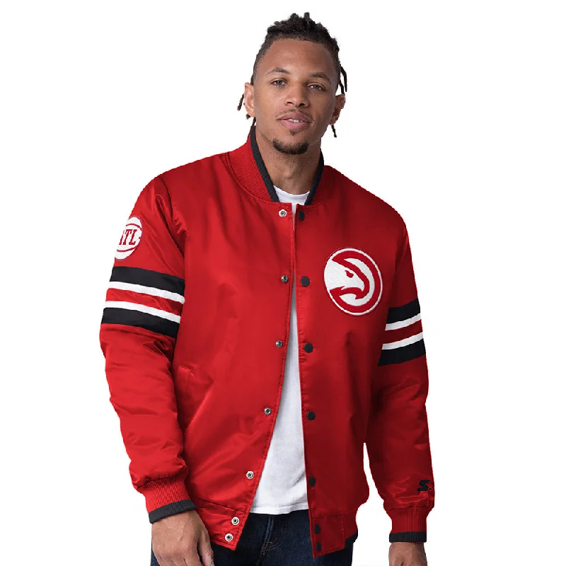 GIII Hawks Red Scout Varsity Jacket