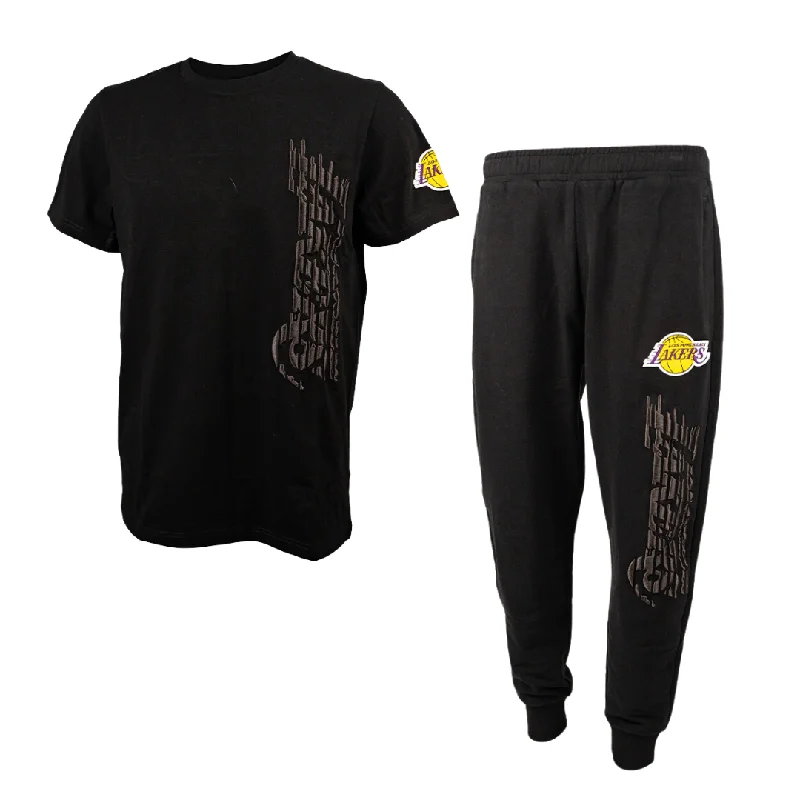 Lakers Puff Print Tee Set