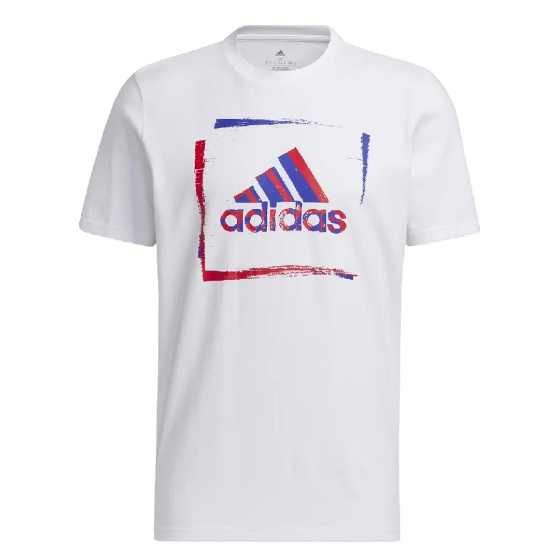 adidas - Men's Two-Tone Stencil Short Sleeve Graphic T-Shirt (HS2517)