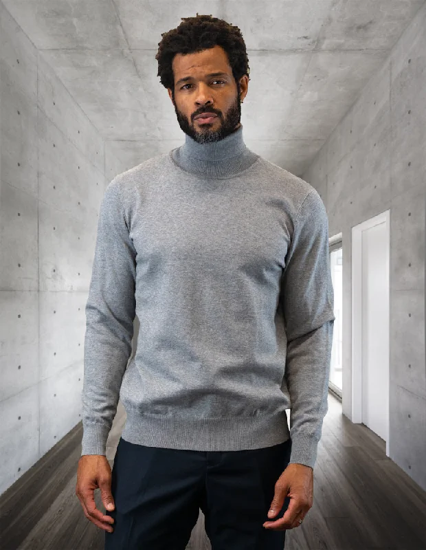 GRAY TURTLE NECK