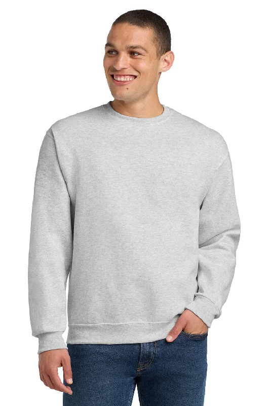 Jerzees Mens NuBlend Fleece Crewneck Sweatshirt - Ash Grey