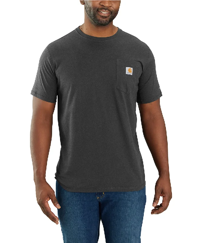 Carhartt Men's Force Short-Sleeve Pocket T-Shirt - Carbon Heather