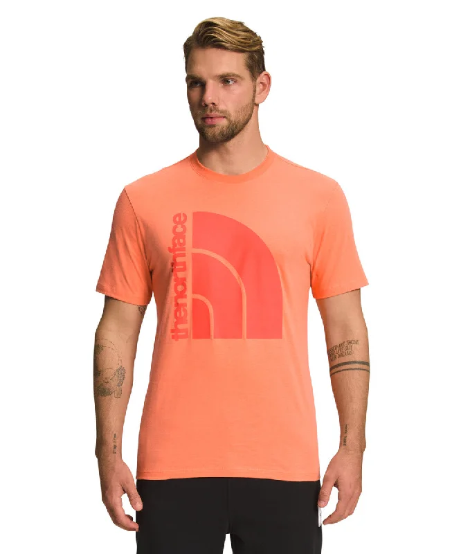 The North Face Men's Short Sleeve Jumbo Logo T-shirt - Dusty Coral