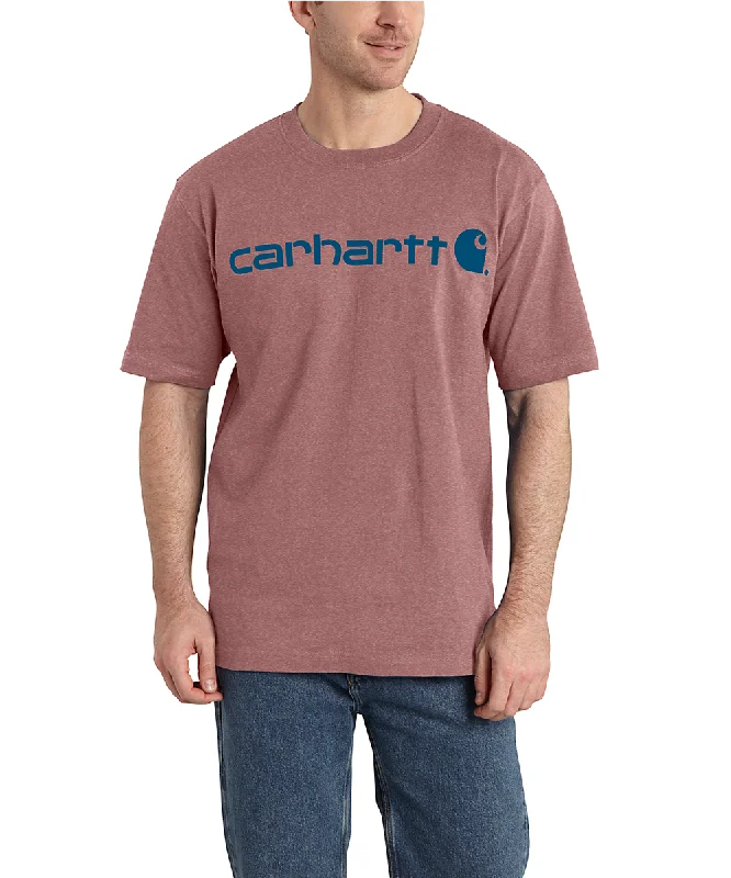 Carhartt K195 Signature Logo T-Shirt - Apple Butter Heather