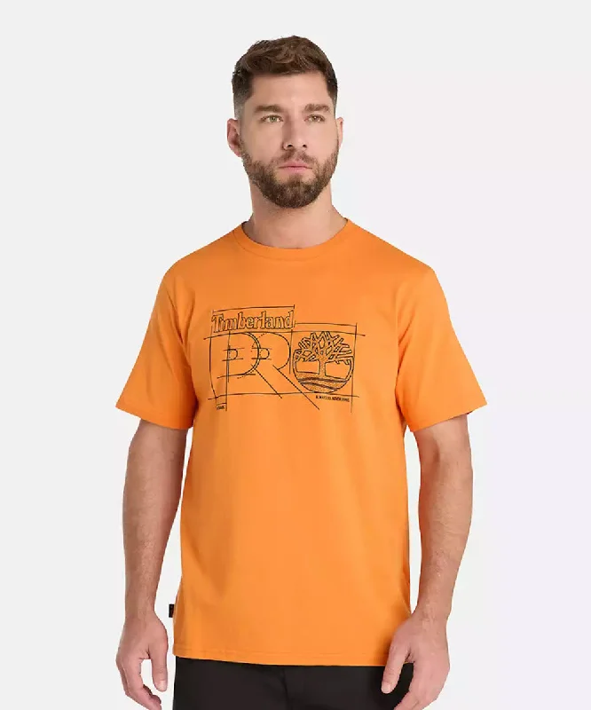 Timberland PRO Men's Innovation Blueprint T-shirt - PRO Orange