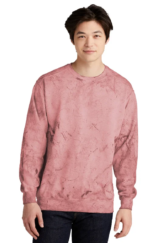 Comfort Colors Mens Color Blast Crewneck Sweatshirt - Clay Red