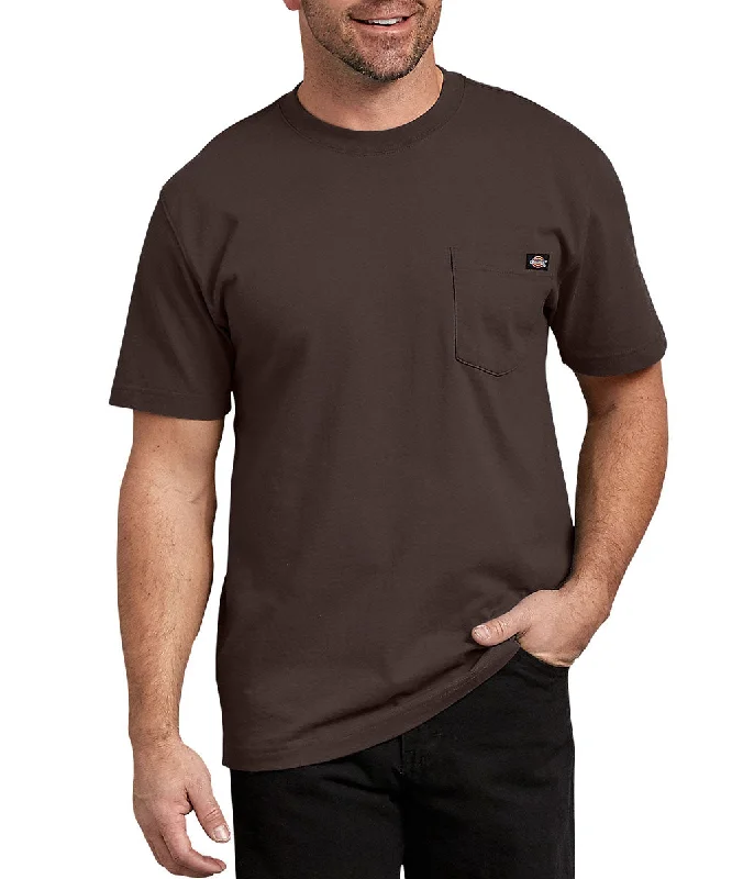 Dickies Heavyweight Short Sleeve Pocket T-shirt - Chocolate Brown