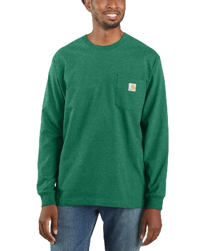 Carhartt K126 Long Sleeve Workwear T-Shirt - North Woods Heather