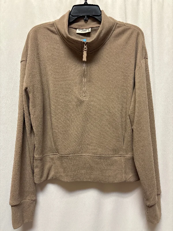 Top Long Sleeve By Bearpaw In Brown, Size: Xl