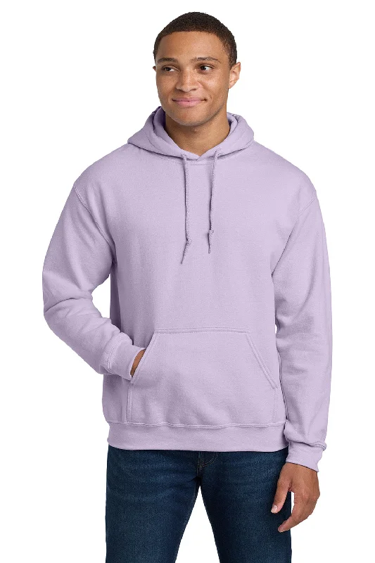 Gildan Mens Pill Resistant Hooded Sweatshirt Hoodie w/ Pouch Pocket - Orchid Purple