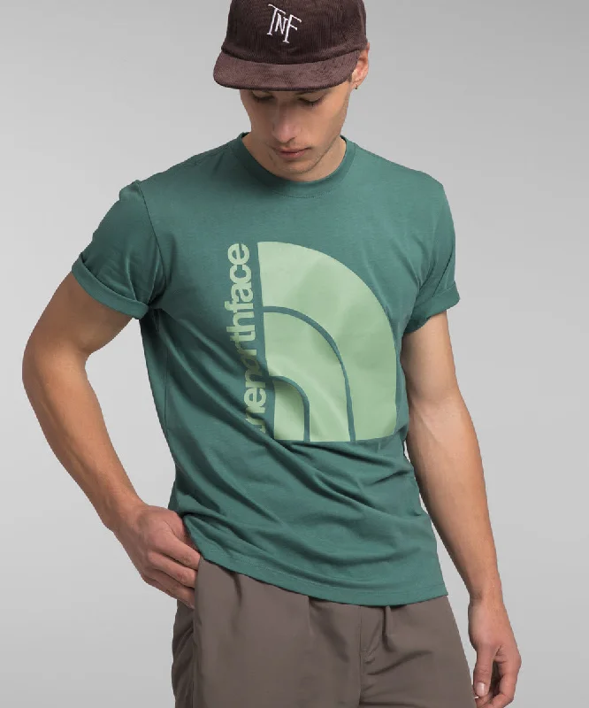 The North Face Men's Short Sleeve Jumbo Logo T-shirt - Dark Sage