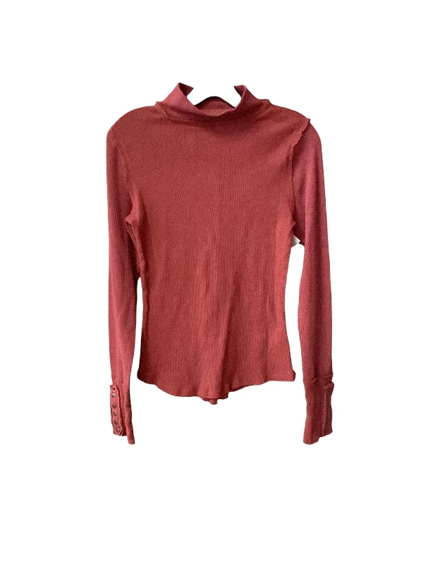 Top Long Sleeve By We The Free In Red, Size: L