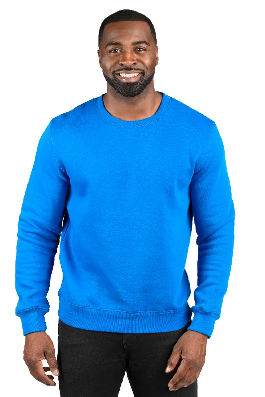 Threadfast Apparel Mens Ultimate Fleece Crewneck Sweatshirt - Royal Blue