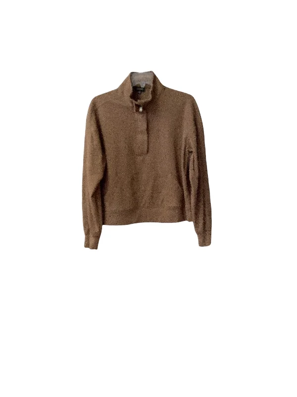 Top Long Sleeve By Buckle Black In Brown, Size: S