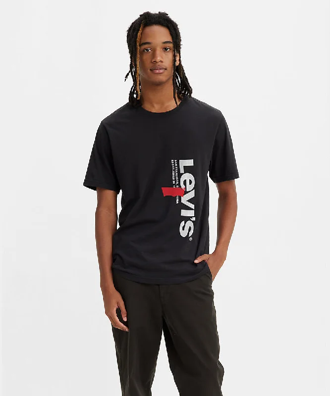 Levi's Men's Vertical Logo T-shirt - Black