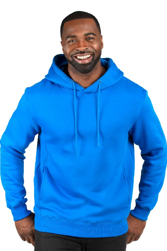 Threadfast Apparel Mens Ultimate Fleece Hooded Sweatshirt Hoodie w/ Pockets - Royal Blue