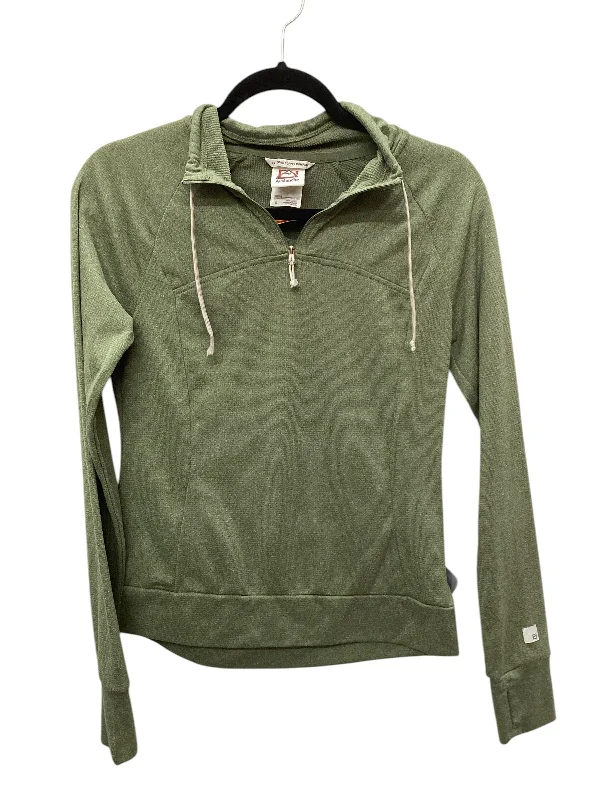 Top Long Sleeve By Avalanche In Green, Size: S