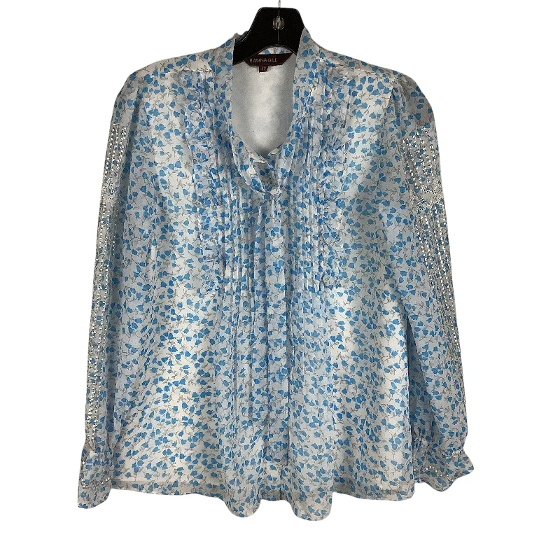 Top Long Sleeve By Clothes Mentor In Blue, Size: Xs