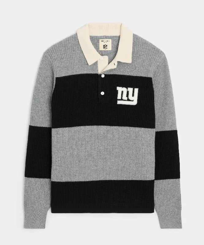 Todd Snyder + NFL by Fanatics Giants Cashmere Rugby Sweater