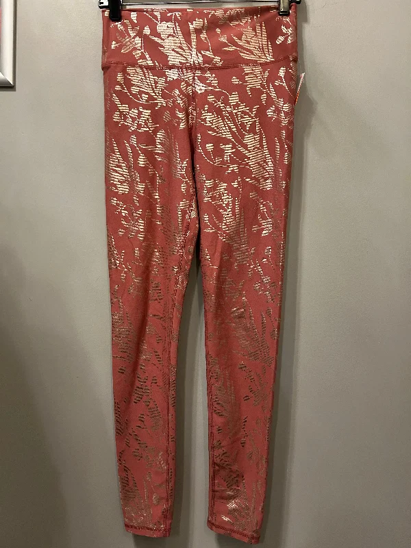 Athletic Leggings By Fabletics In Orange, Size: 8