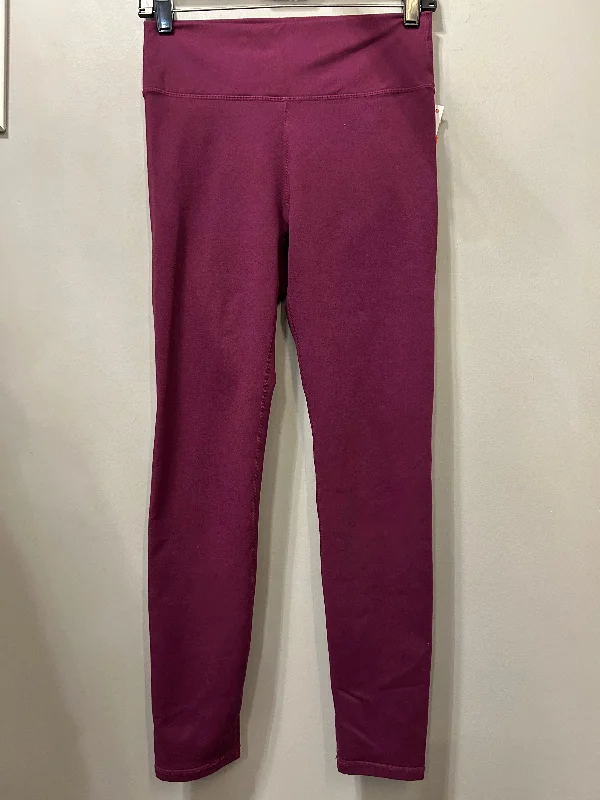 Athletic Leggings By Fabletics In Purple, Size: 8