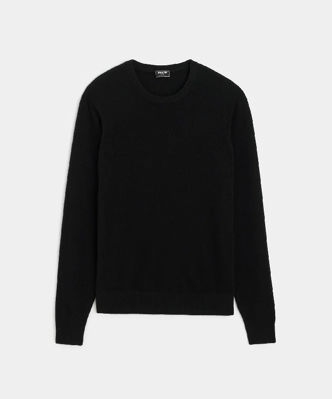 Cashmere Crewneck in Black