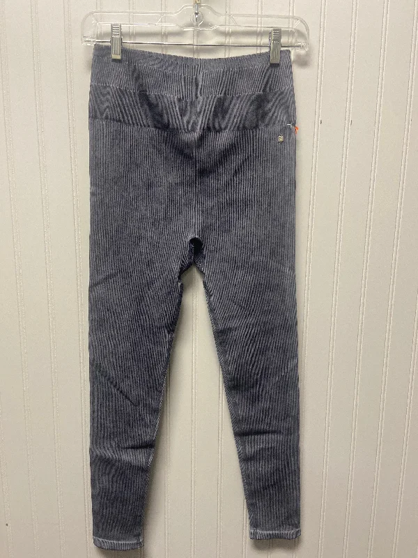 Athletic Leggings By Fabletics In Grey, Size: M