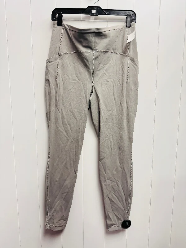 Athletic Leggings By Lululemon In Grey, Size: 12