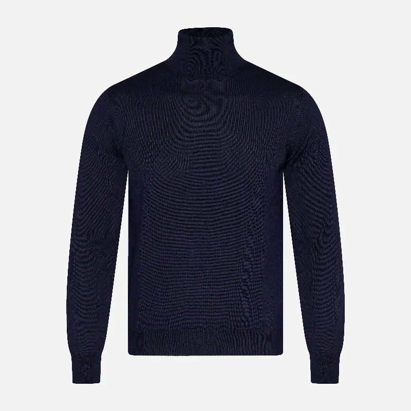 Merino Wool Roll Neck