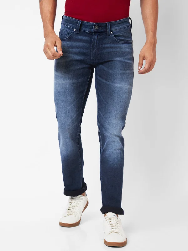 Spykar Men Heavy Fade Clean Look Cotton Jeans