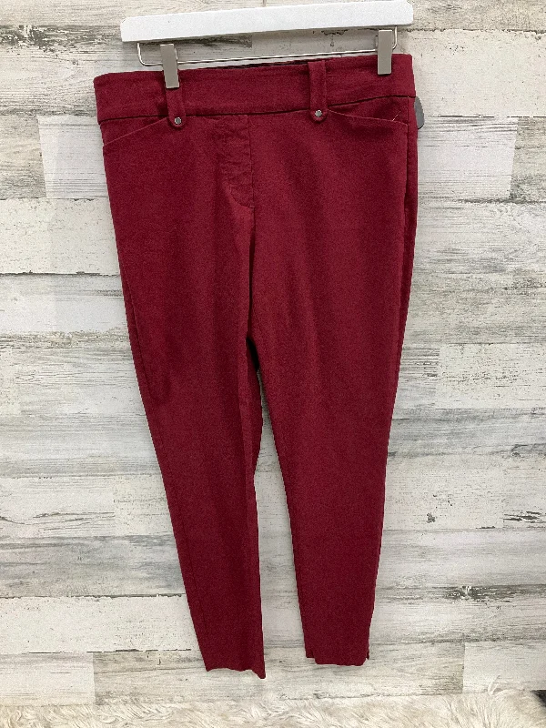 Pants Leggings By Maurices In Red, Size: M