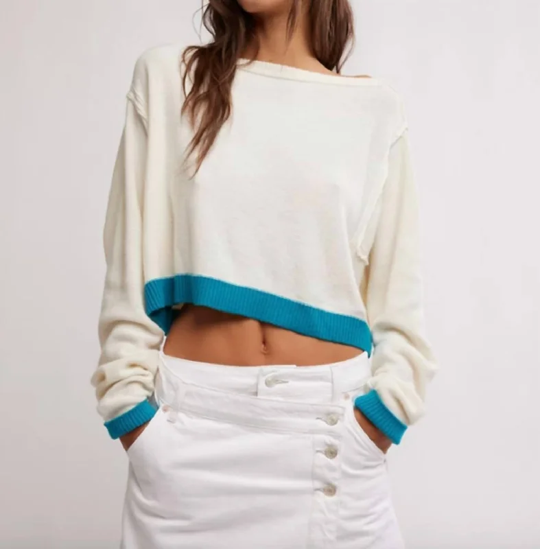 Into The Blue Pullover Sweater