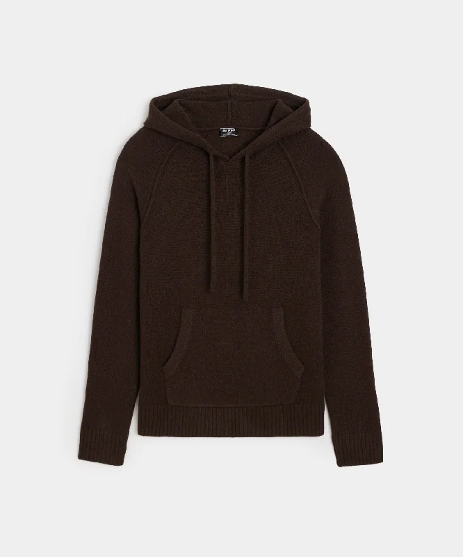 Nomad Cashmere Hoodie in Espresso Bean