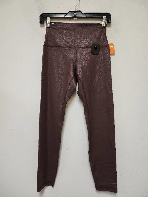 Athletic Leggings By Clothes Mentor In Brown, Size: S