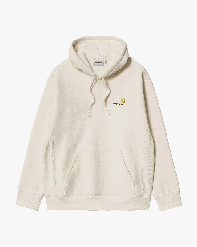 Carhartt WIP Hooded American Script Sweat - Natural