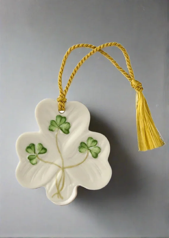 Belleek Shamrock Ornament