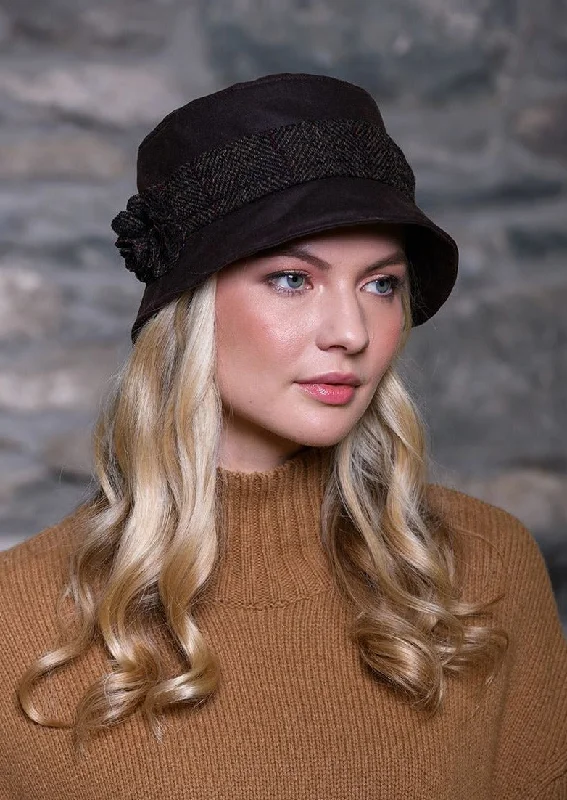 Mucros Ladies Wax Hat | Brown