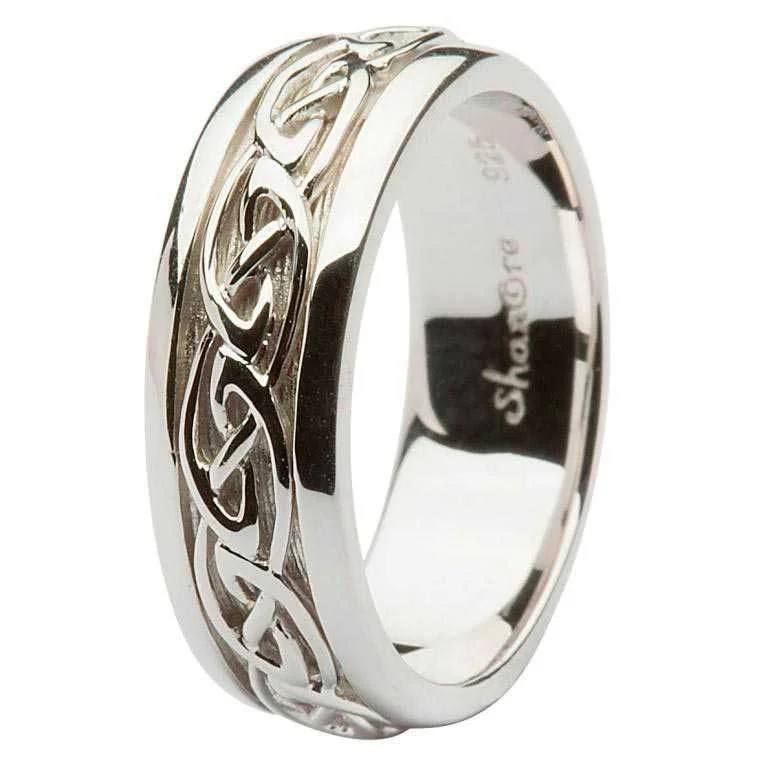 Gents Silver Celtic Knot Ring